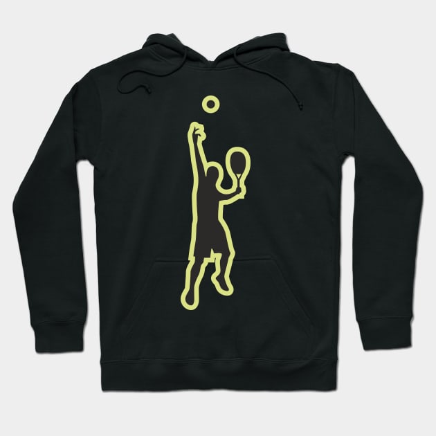 Tennis player Hoodie by ilhnklv